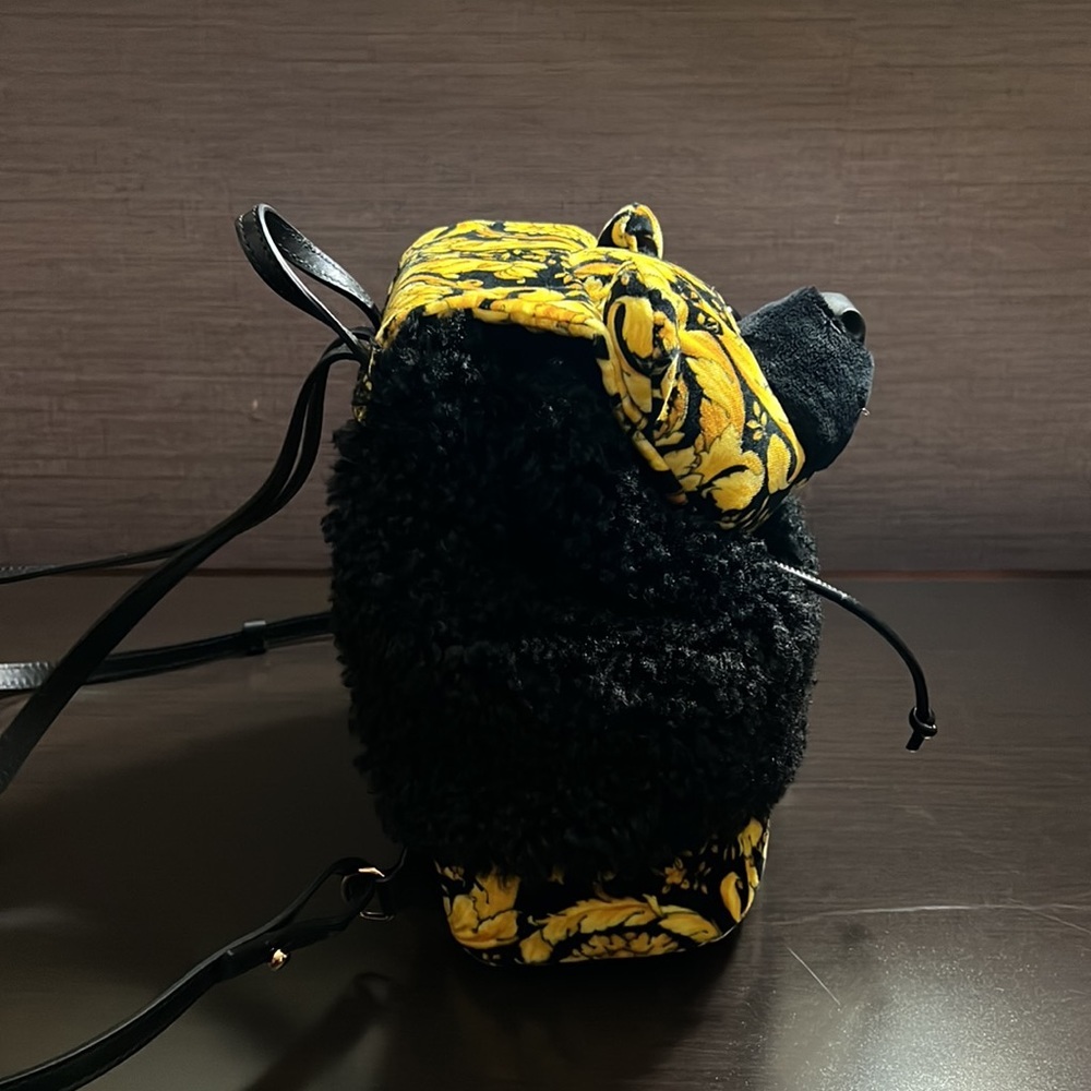 SALE!!! Versace Barocco logo monogram mini teddy bear backpack NEW - Picture 5 of 9